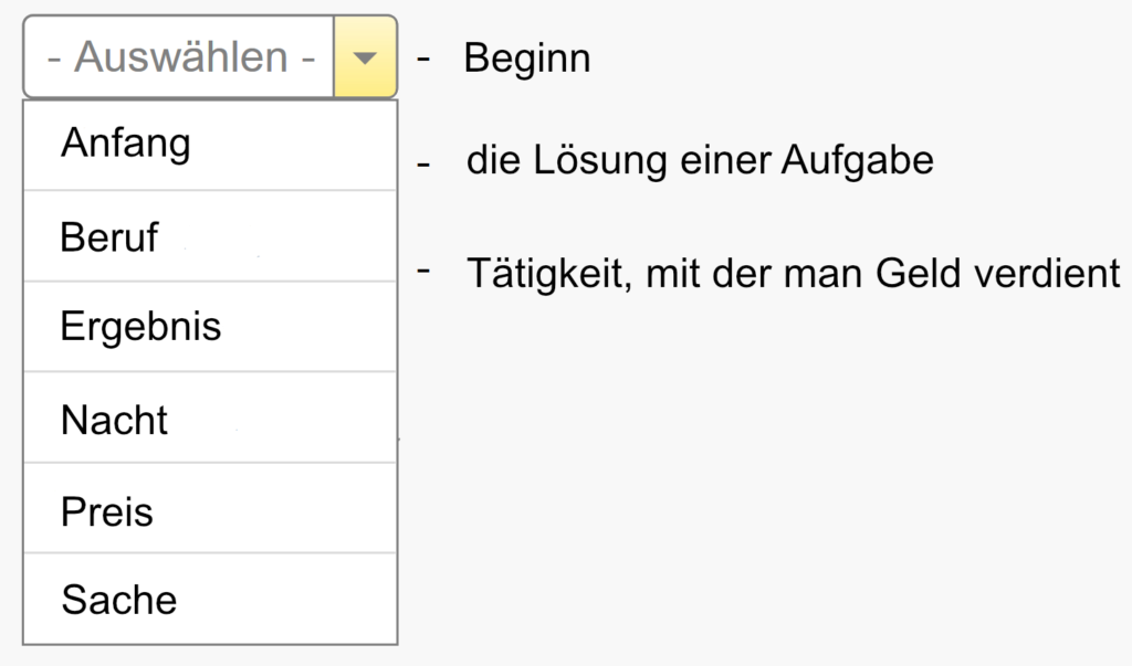 Wortschatz Cluster